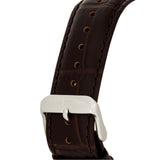 Buy Shop Tommy Hilfiger Keagan Chronograph Blue Dial Brown Leather Strap Watch for Men - 1791290 USA Online