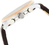 Buy Shop Tommy Hilfiger Keagan Chronograph Blue Dial Brown Leather Strap Watch for Men - 1791290 USA Online