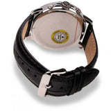 Buy Shop Tommy Hilfiger Keagan Quartz Grey Dial Black Leather Strap Watch for Men - 1791289 USA Online