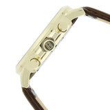 Buy Shop Tommy Hilfiger Keagan Quartz Silver Dial Brown Leather Strap Watch for Men - 1791291 USA Online