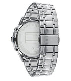 Buy Shop Tommy Hilfiger Kyle Chronograph Grey Dial Silver Steel Strap Watch for Men - 1791632 USA Online