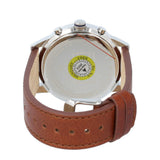 Buy Shop Tommy Hilfiger Kyle Multifunction Blue Dial Brown Leather Strap Watch for Men - 1791629 USA Online