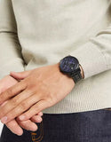 Buy Shop Tommy Hilfiger Kyle Quartz Blue Dial Black Steel Strap Watch for Men - 1791633 USA Online