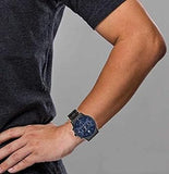 Buy Shop Tommy Hilfiger Kyle Quartz Blue Dial Black Steel Strap Watch for Men - 1791633 USA Online