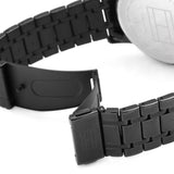 Buy Shop Tommy Hilfiger Kyle Quartz Blue Dial Black Steel Strap Watch for Men - 1791633 USA Online