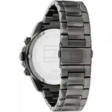 Buy Shop Tommy Hilfiger Lars Chronograph Black Dial Black Steel Strap Watch For Men - 1792061 USA Online