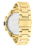 Buy Shop Tommy Hilfiger Lars Chronograph Gold Dial Gold Steel Strap Watch For Men - 1792060 USA Online