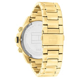 Buy Shop Tommy Hilfiger Lars Chronograph Gold Dial Gold Steel Strap Watch For Men - 1792060 USA Online