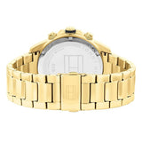 Buy Shop Tommy Hilfiger Lars Chronograph Gold Dial Gold Steel Strap Watch For Men - 1792060 USA Online