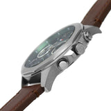 Buy Shop Tommy Hilfiger Lars Chronograph Green Dial Brown Leather Strap Watch For Men - 1792064 USA Online