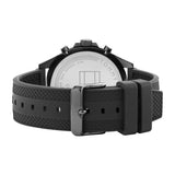 Buy Shop Tommy Hilfiger Larson Chronograph Black Dial Black Rubber Strap Watch For Men - 1791921 USA Online