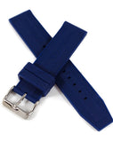 Buy Shop Tommy Hilfiger Larson Chronograph Blue Dial Blue Rubber Strap Watch For Men - 1791920 USA Online