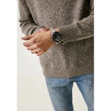 Buy Shop Tommy Hilfiger Larson Multifunction Black Dial Silver Steel Strap Watch For Men - 1791916 USA Online
