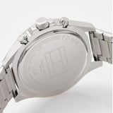 Buy Shop Tommy Hilfiger Larson Multifunction Black Dial Silver Steel Strap Watch For Men - 1791916 USA Online