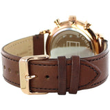 Buy Shop Tommy Hilfiger Legend Analog Black Dial Brown Leather Strap Watch For Men - 1710566 USA Online