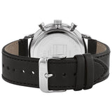 Buy Shop Tommy Hilfiger Legend Chronograph Black Dial Black Leather Strap Watch For Men - 1710565 USA Online