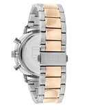 Buy Shop Tommy Hilfiger Legend Chronograph Black Dial Two Tone Steel Strap Watch For Men - 1710570 USA Online