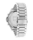 Buy Shop Tommy Hilfiger Legend Chronograph Blue Dial Silver Steel Strap Watch For Men - 1710569 USA Online