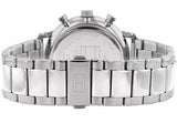 Buy Shop Tommy Hilfiger Legend Chronograph Blue Dial Silver Steel Strap Watch For Men - 1710569 USA Online