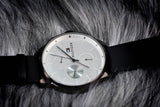 Buy Shop Tommy Hilfiger Lexor Silver Dial Black Leather Strap Watch For Men - 1791489 USA Online