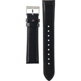Buy Shop Tommy Hilfiger Lexor Silver Dial Black Leather Strap Watch For Men - 1791489 USA Online