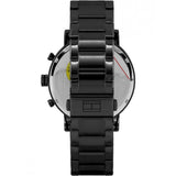Buy Shop Tommy Hilfiger London Chronograph Black Dial Black Steel Strap Watch for Men - 1791529 USA Online