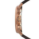 Buy Shop Tommy Hilfiger London Chronograph Blue Dial Brown Leather Strap Watch for Men - 1791532 USA Online