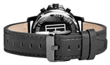 Buy Shop Tommy Hilfiger London Chronograph Grey Dial Black Leather Strap Watch for Men - 1791533 USA Online