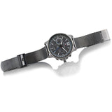 Buy Shop Tommy Hilfiger London Chronograph Grey Dial Grey Mesh Bracelet Watch for Men - 1791530 USA Online