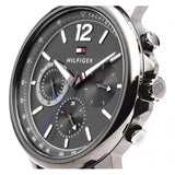 Buy Shop Tommy Hilfiger London Chronograph Grey Dial Grey Mesh Bracelet Watch for Men - 1791530 USA Online