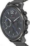 Buy Shop Tommy Hilfiger London Chronograph Grey Dial Grey Mesh Bracelet Watch for Men - 1791530 USA Online