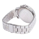 Buy Shop Tommy Hilfiger London Chronograph Quartz Blue Dial Silver Steel Strap Watch for Men - 1791534 USA Online