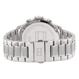 Buy Shop Tommy Hilfiger Luca Chronograph Blue Dial Silver Steel Strap Watch For Men - 1710492 USA Online