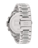 Buy Shop Tommy Hilfiger Luca Chronograph Blue Dial Silver Steel Strap Watch For Men - 1710492 USA Online