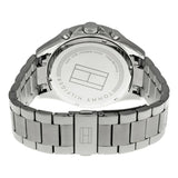 Buy Shop Tommy Hilfiger Luke Chronograph Black Dial Silver Steel Strap Watch for Men - 1791122 USA Online