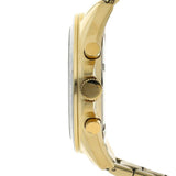 Buy Shop Tommy Hilfiger Luke Chronograph White Dial Gold Steel Strap Watch for Men - 1791121 USA Online
