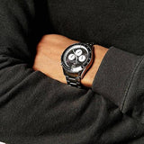 Buy Shop Tommy Hilfiger Luke Quartz Black Dial Silver Steel Strap Watch for Men - 1791120 USA Online