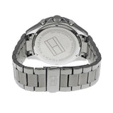 Buy Shop Tommy Hilfiger Luke Quartz Black Dial Silver Steel Strap Watch for Men - 1791120 USA Online