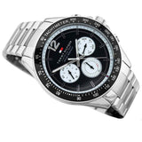 Buy Shop Tommy Hilfiger Luke Quartz Black Dial Silver Steel Strap Watch for Men - 1791120 USA Online