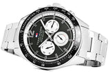 Buy Shop Tommy Hilfiger Luke Quartz Black Dial Silver Steel Strap Watch for Men - 1791120 USA Online