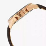 Buy Shop Tommy Hilfiger Luke Quartz White Dial Brown Leather Strap Watch for Men - 1791118 USA Online