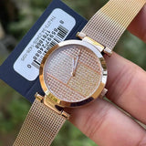 Buy Shop Tommy Hilfiger Lynn Crystals Rose Gold Dial Rose Gold Mesh Strap Watch For Women - 1781868 USA Online