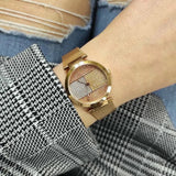 Buy Shop Tommy Hilfiger Lynn Crystals Rose Gold Dial Rose Gold Mesh Strap Watch For Women - 1781868 USA Online