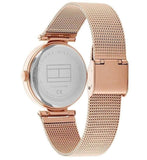 Buy Shop Tommy Hilfiger Lynn Crystals Rose Gold Dial Rose Gold Mesh Strap Watch For Women - 1781868 USA Online