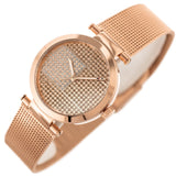 Buy Shop Tommy Hilfiger Lynn Crystals Rose Gold Dial Rose Gold Mesh Strap Watch For Women - 1781868 USA Online