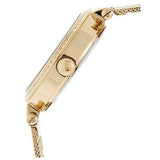 Buy Shop Tommy Hilfiger Lynn Quartz Gold Dial Gold Mesh Bracelet Watch For Women - 1781864 USA Online