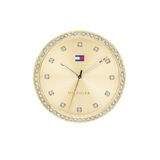 Buy Shop Tommy Hilfiger Lynn Quartz Gold Dial Gold Mesh Bracelet Watch For Women - 1781864 USA Online