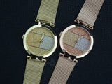 Buy Shop Tommy Hilfiger Lynn Quartz Gold Dial Gold Mesh Bracelet Watch For Women - 1781867 USA Online