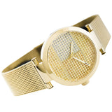 Buy Shop Tommy Hilfiger Lynn Quartz Gold Dial Gold Mesh Bracelet Watch For Women - 1781867 USA Online