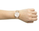 Buy Shop Tommy Hilfiger Lynn Quartz Rose Gold Dial Rose Gold Mesh Bracelet Watch For Women - 1781865 USA Online